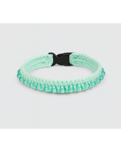 Cute crochet pet collar - Handmade - Mint Green