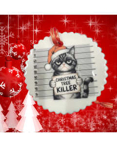 Sugar Ornament - Christmas Tree Killer
