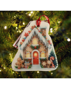 Sugar Ornaments-Gingerbread House 1