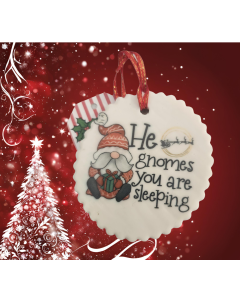 Sugar Ornaments-GnomeSleeping