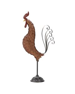 METAL SCULPTURE ROOSTER