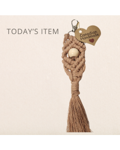 Keychain 13 - Macrame - PRICE INCLUDES SHIPPING