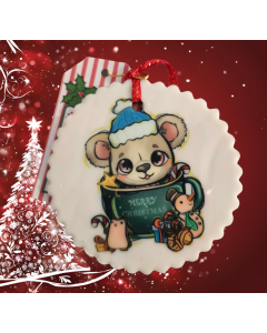 Sugar Ornaments-Mouse in a cup
