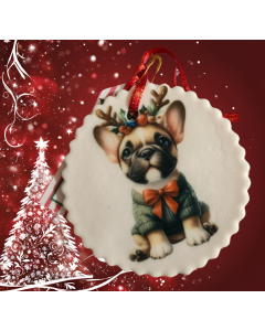 Sugar Ornaments - Dog - French Bulldog