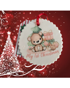Sugar Ornaments-PinkBear1stChristmas