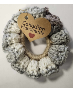 Scrunchies - Caron Yarn Multicolour 7