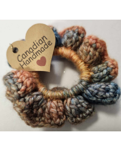 Scrunchies - Caron Yarn Multicolour 8